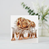 Moederdag modern Holiday Kaart (Staand voorkant)