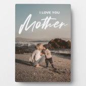 Moederdag | Modern minimalistisch fotocadeau Fotoplaat (voorkant)