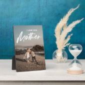 Moederdag | Modern minimalistisch fotocadeau Fotoplaat (Zijkant)