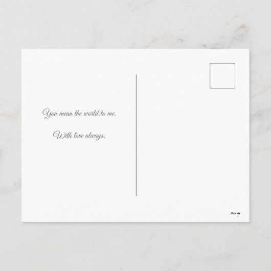  Moederdag moeder en Baby Feestdagenkaart (Achterkant)