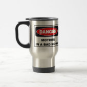 Moederdag MOEDER IN BAD MOOD Travel Mug-Silver Reisbeker (Links)