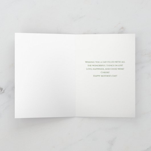 Moederdag Moeder in wettige Humor Kaart (Binnen)