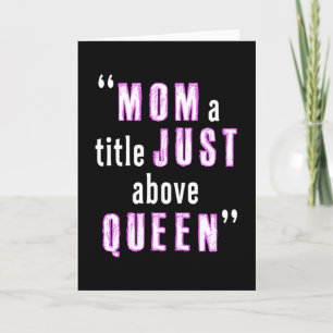 Moederdag Moeder Mama Moeders Moeder Funny Cadeau Kaart