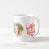 Moederdag moeder typografie foto koffiemok (Voorkant rechts)