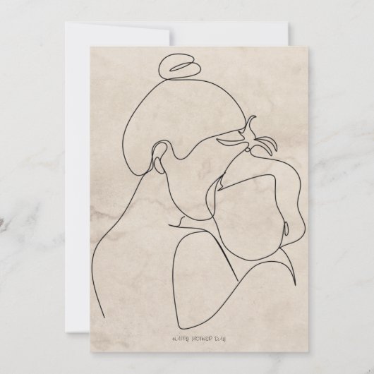 Moederdag, Moederdag vieren, een speciale dag Kaart (Achterkant)