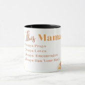 Moederdag, moeders liefdeskoffie-mok mok (Midden)