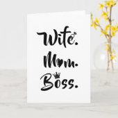 Moederdag Moeders mama Mummy Funny Gift Kaart (Gele Bloem)