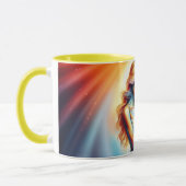 Moederdag moederschap liefde zacht pastel aura mok (Links)