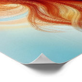 Moederdag moederschap liefde zacht pastel aura poster (Hoek)