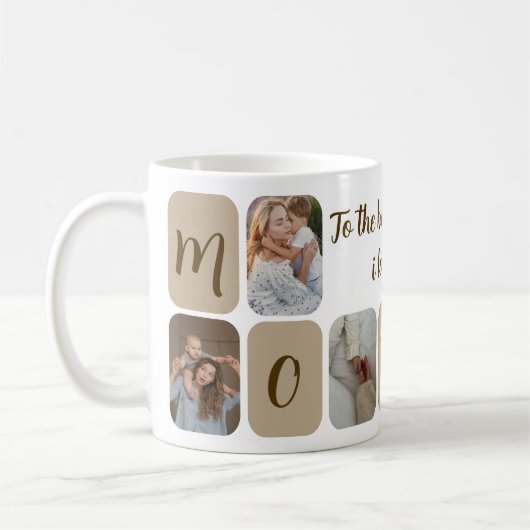 Moederdag Mok - gepersonaliseerde mok (Links)