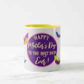 Moederdag mok met vlinders (Center)