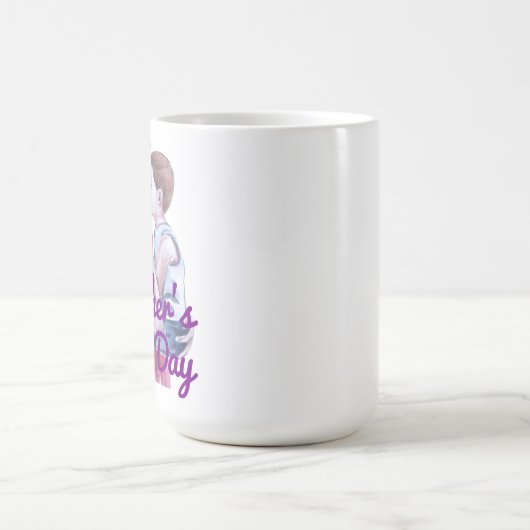 Moederdag Mok, moeder en zoon Koffiemok (Center)