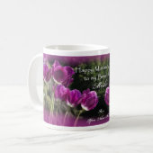 moederdag Mok - Moeder - Tulpen (Voorkant links)