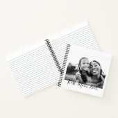 Moederdag Mom Love Elegant Foto Gepersonaliseerd Notitieboek (Binnen)