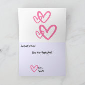 Moederdag Mom Oma Nana Customize Feestdagen Kaart (Binnen)