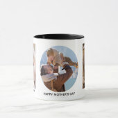 Moederdag MOM Photo Collage Mok (Midden)