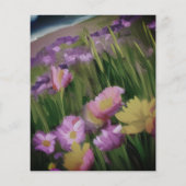 Moederdag Monogram Schriftuur Briefpapier Flyer (Achterkant)