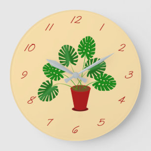 Moederdag Monstera-Plant Grote Klok