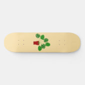 Moederdag Monstera Plant Persoonlijk Skateboard (Horizontaal)