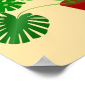 Moederdag Monstera Plant Poster (Hoek)