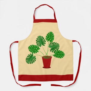 Moederdag Monstera-Plant Schort