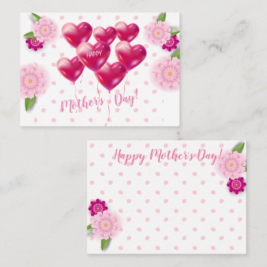 Moederdag Mooie afbraak Ornament Notitiekaartje (Voorkant / Achterkant)