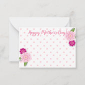 Moederdag Mooie afbraak Ornament Notitiekaartje (Achterkant)