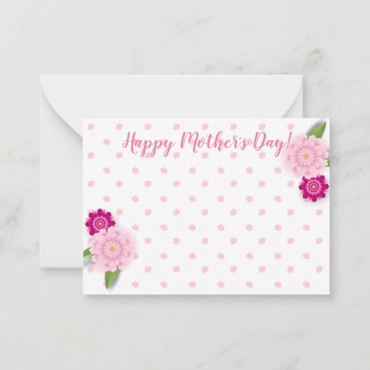 Moederdag Mooie afbraak Ornament Notitiekaartje (Achterkant)