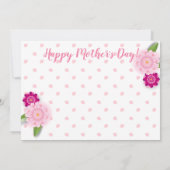 Moederdag Mooie afbraak Ornament Save The Date (Achterkant)