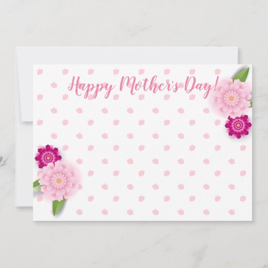 Moederdag Mooie afbraak Ornament Save The Date (Achterkant)