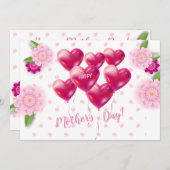 Moederdag Mooie afbraak Ornament Save The Date (Voorkant / Achterkant)