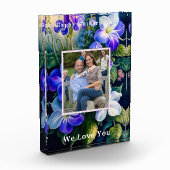 Moederdag Mooie Waterverf Bloemen Fotoblokken (Links)