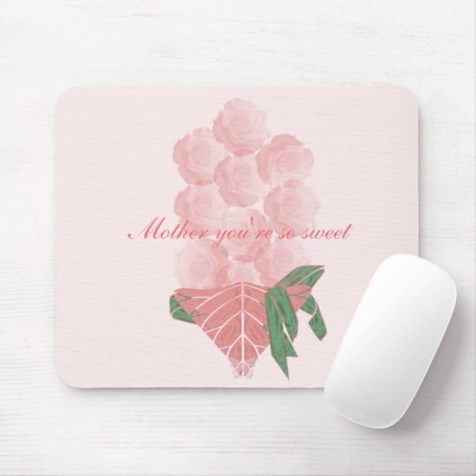 moederdag mousepad muismat (Met muis)