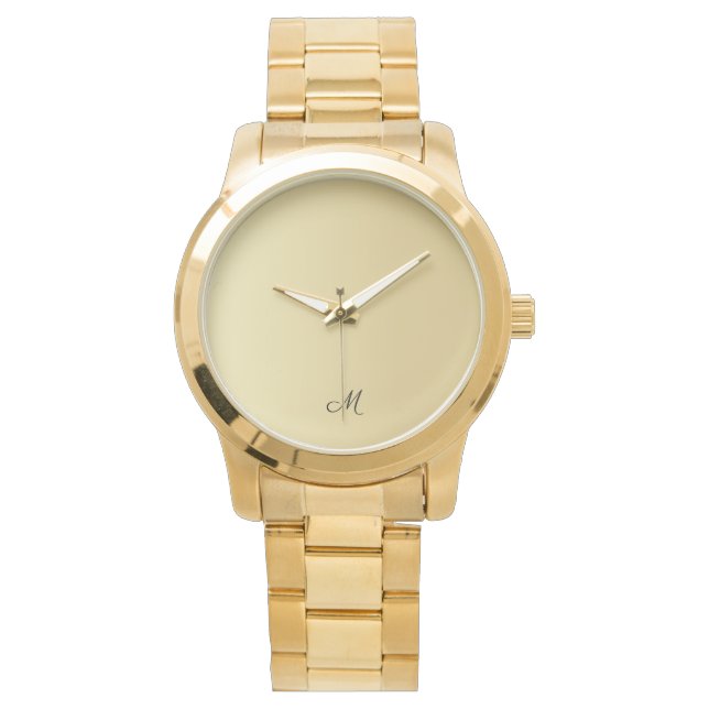Moederdag Mum Gift Personaliseer Goud Horloge (Voorkant)