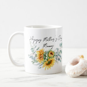 Moederdag Mummy Zonnebloem Eucalyptus Koffiemok