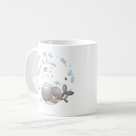 Moederdag, naam, eerste moederdag koffiemok (Voorkant links)