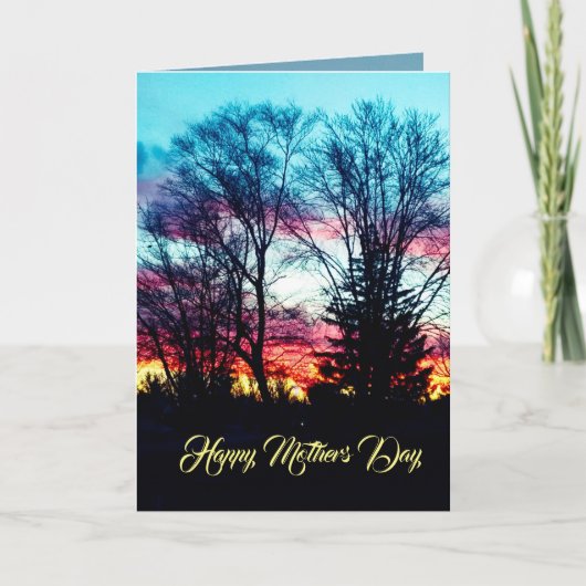 MOEDERDAG NAAR LIEFDEVOLLE VROUW kaart (Voorkant)