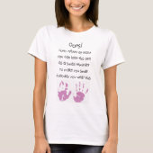 moederdag naar shirt Oeps! Sorry Mammy Personalize (Voorkant)