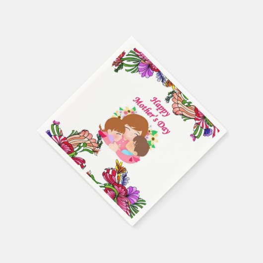 Moederdag Napkins Servet (Hoek)