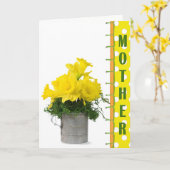 Moederdag Narcissen Boeket Kaart (Gele Bloem)