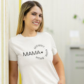 Moederdag | Nieuwe Moeder | Mama Bruh gepersonalis T-shirt