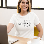 Moederdag | Nieuwe Moeder | Mama Bruh gepersonalis T-shirt