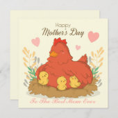Moederdag Note Kaart (Voorkant / Achterkant)