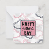 Moederdag Note Kaart Notitiekaartje (Voorkant)