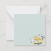 Moederdag Notitiekaartje (Achterkant)