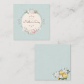 Moederdag Notitiekaartje (Voorkant / Achterkant)