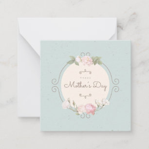 Moederdag Notitiekaartje