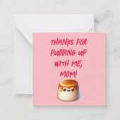 Moederdag Notitiekaartje (Achterkant)