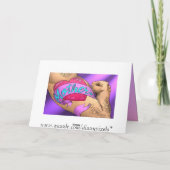 Moederdag of de Leuke Kaart van het Tattoo van de (Achterkant)