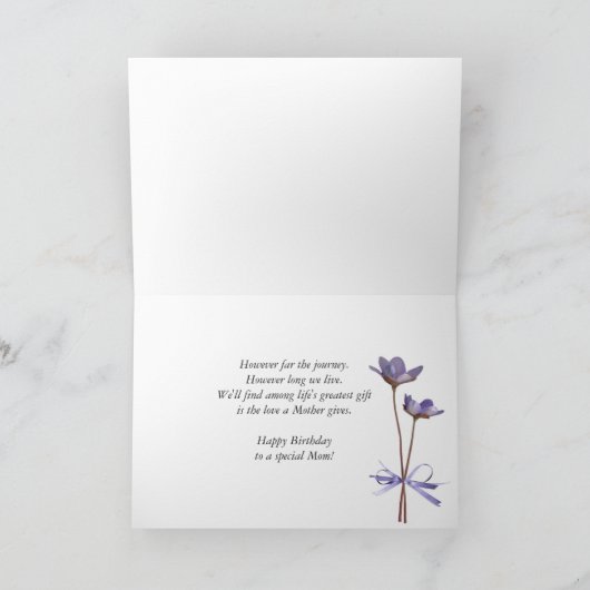 Moederdag of moederdag kaart (Binnen)